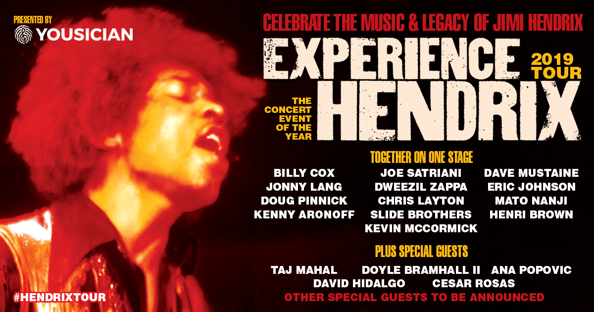 2019 Experience Hendrix Tour ∙ The AllStar Concert Event of the Year